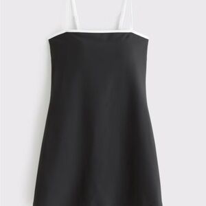 Abercrombie & Fitch YPB black sculptLUX bandeau dress